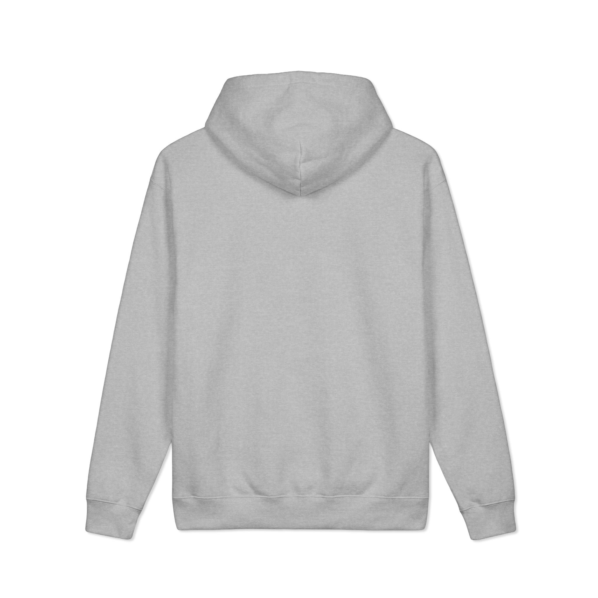 Romaneum Logo Hoodie — Minimalist Cream Pullover with Red Text