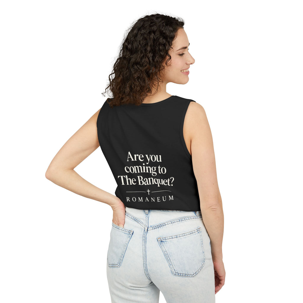 Banquet Invitation Tank Top — "Are You Coming to The Banquet?" Romaneum