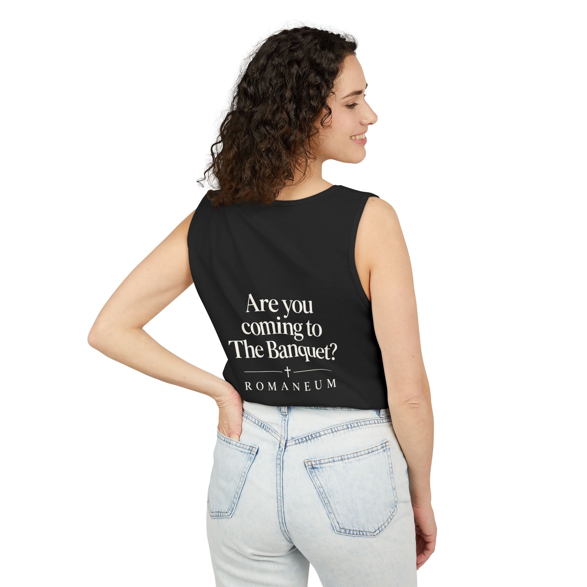 Banquet Invitation Tank Top — "Are You Coming to The Banquet?" Romaneum