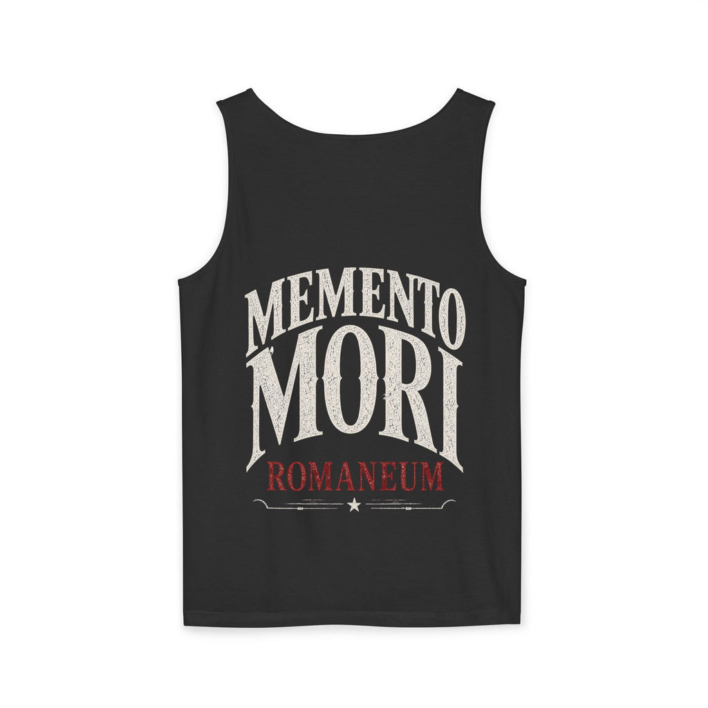 Memento Mori Skull Tank Top — Romaneum Vintage-Style Reminder Tank