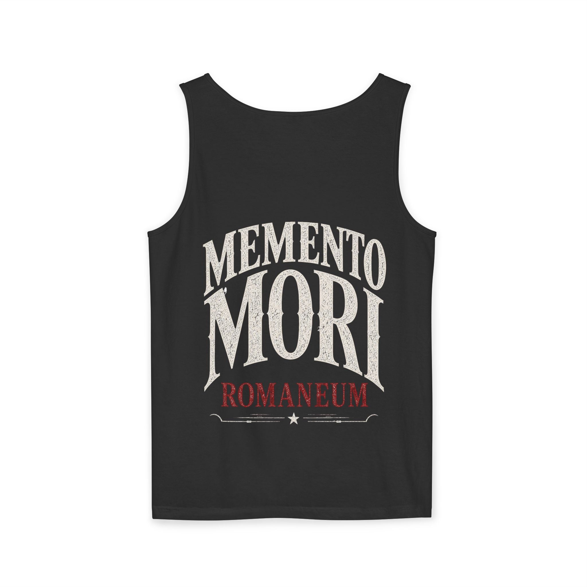 Memento Mori Skull Tank Top — Romaneum Vintage-Style Reminder Tank
