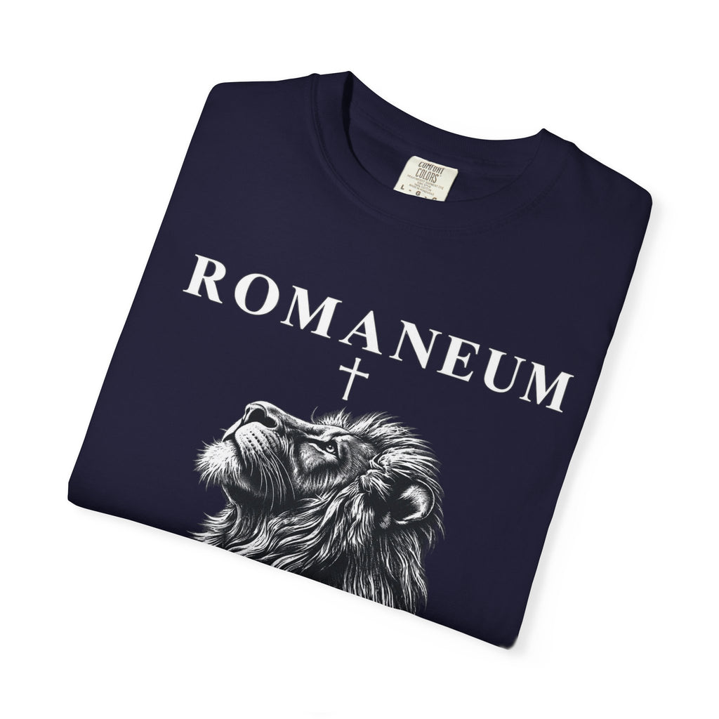 Romaneum Judah Lion T-Shirt — "The Lion Has Triumphed" Christian Tee