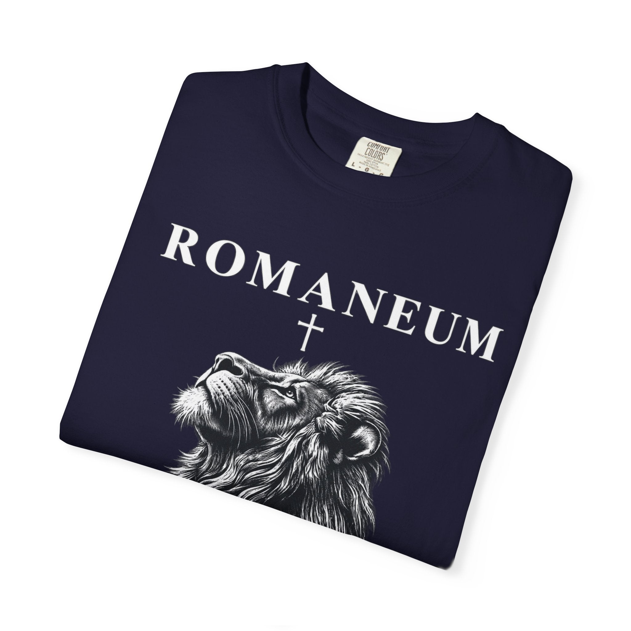 Romaneum Judah Lion T-Shirt — "The Lion Has Triumphed" Christian Tee