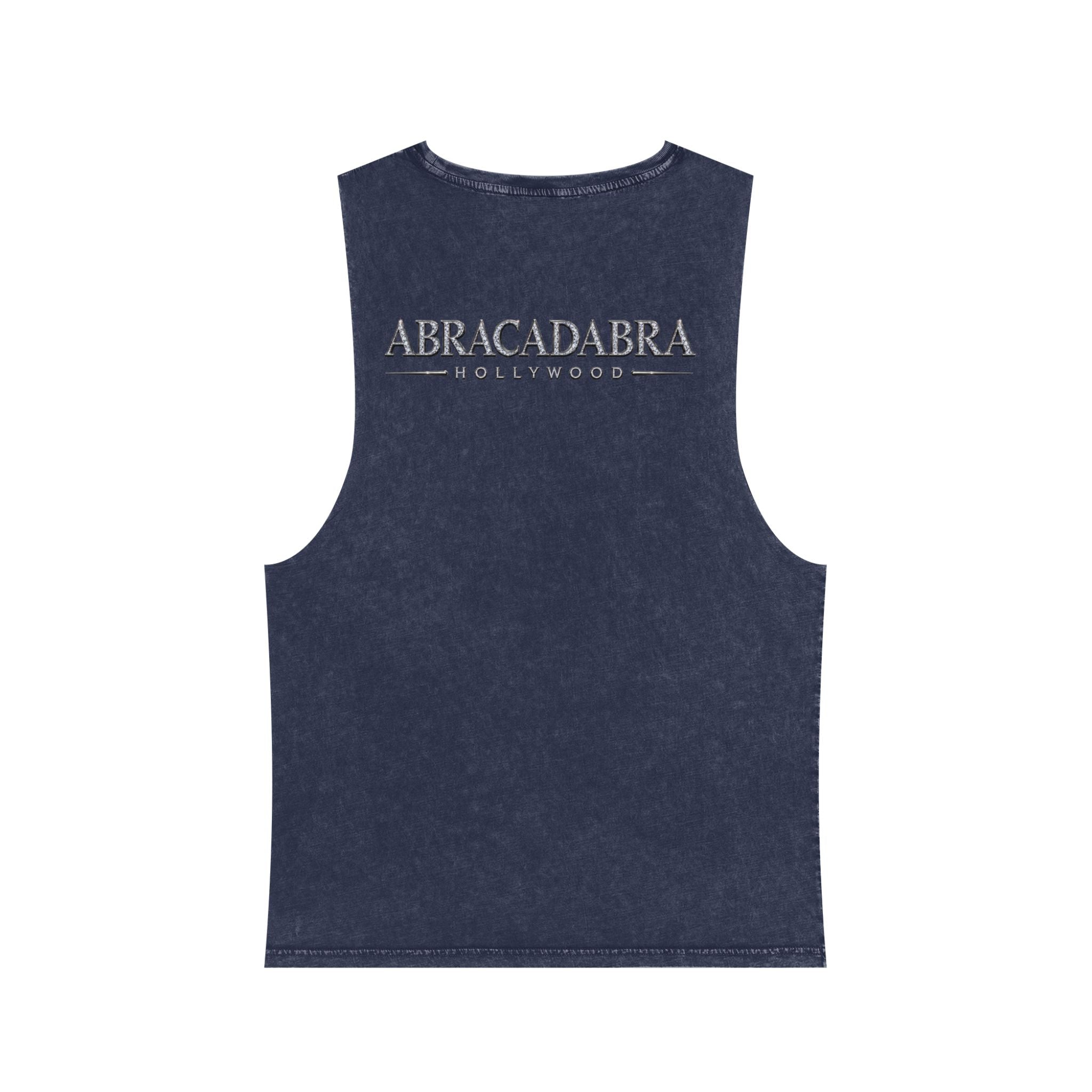 Abracadabra Stonewash Tank Top — Vintage Magic Graphic Tank