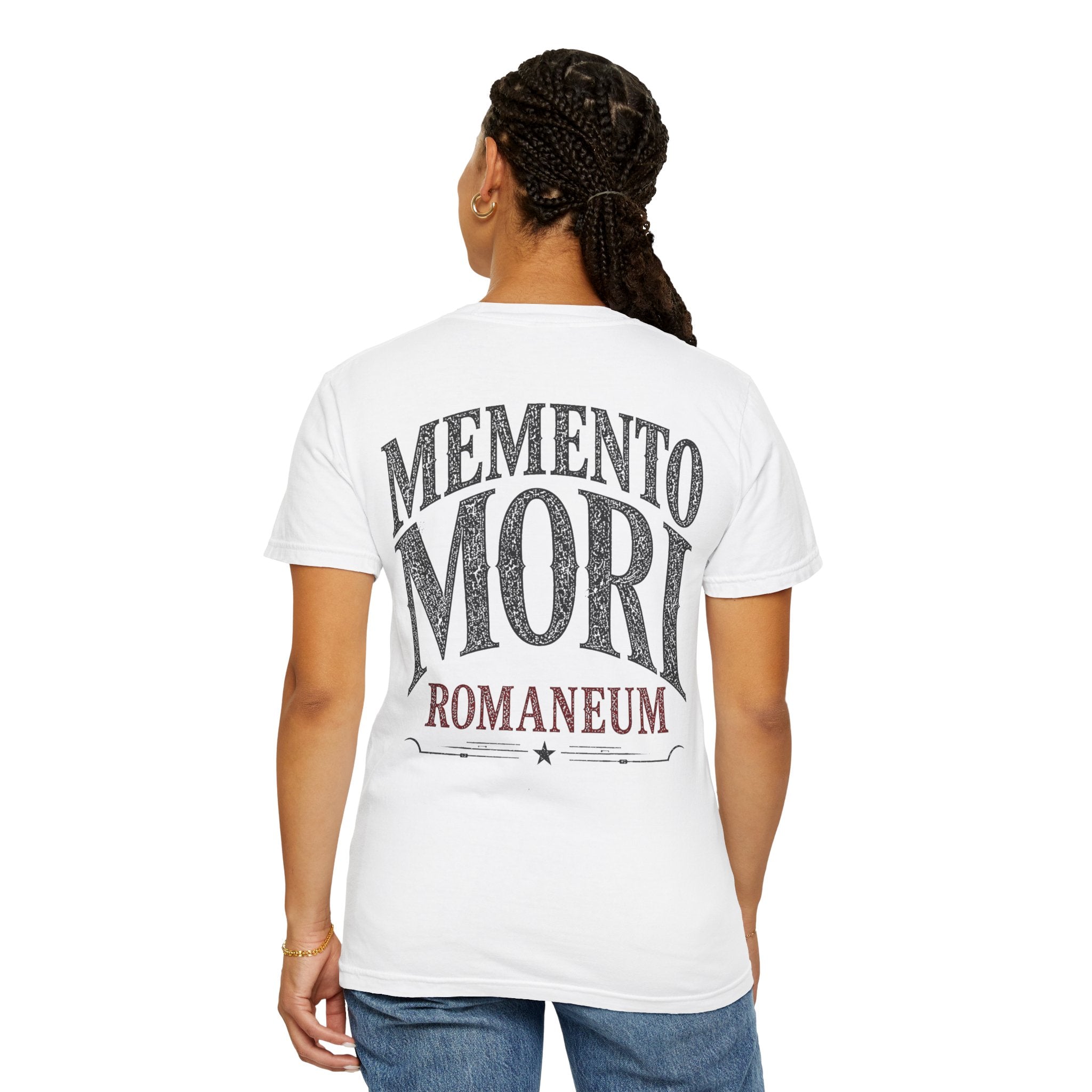 Memento Mori Skull T‑Shirt — Romaneum Gothic Graphic Tee