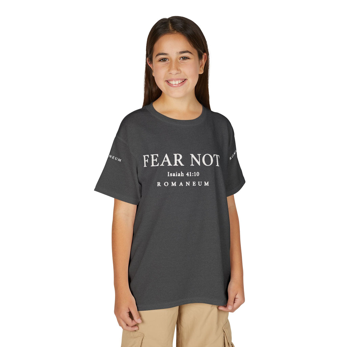 Youth T-Shirt — "Fear Not" Romans 8:15 Tee