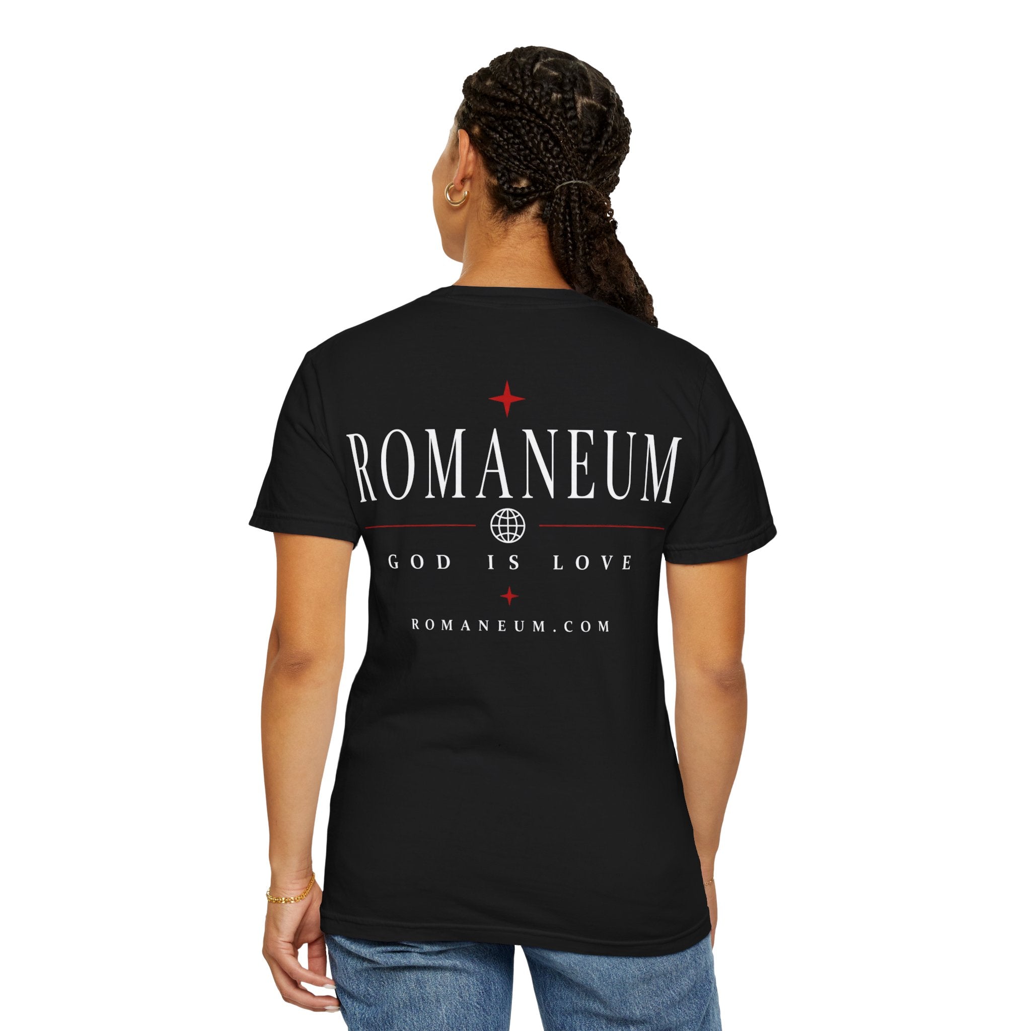 AMOR ROMA Tee — "God Is Love" Graphic T-Shirt