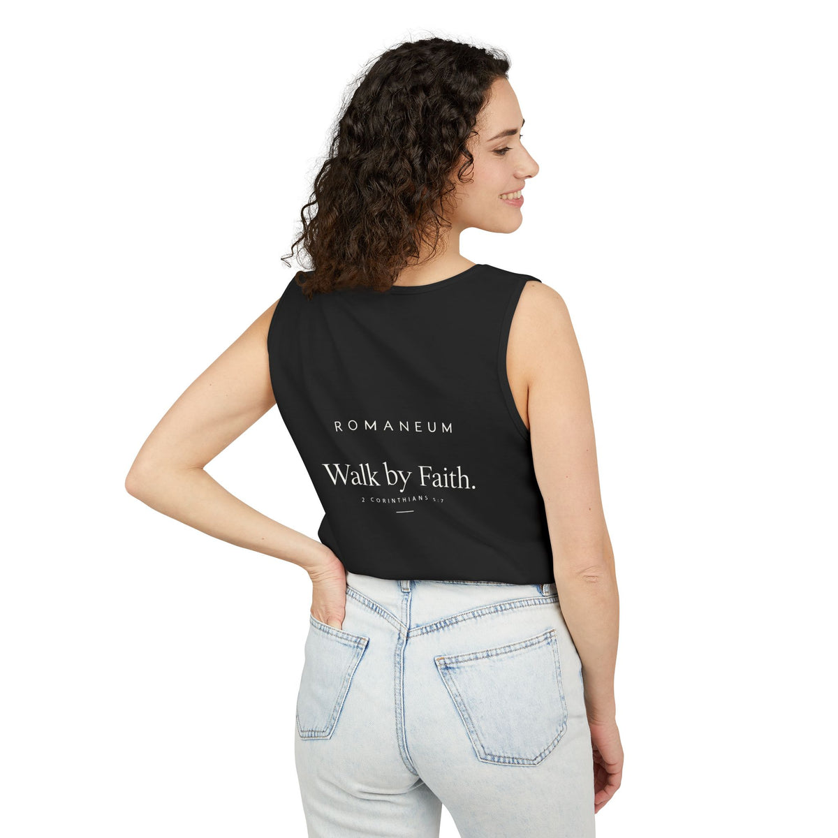 ROMANEUM Walk By Faith Tank Top