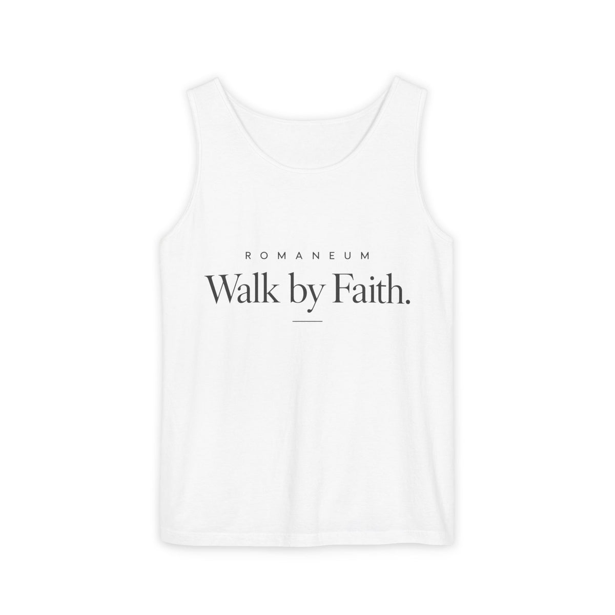 ROMANEUM Walk By Faith Tank Top