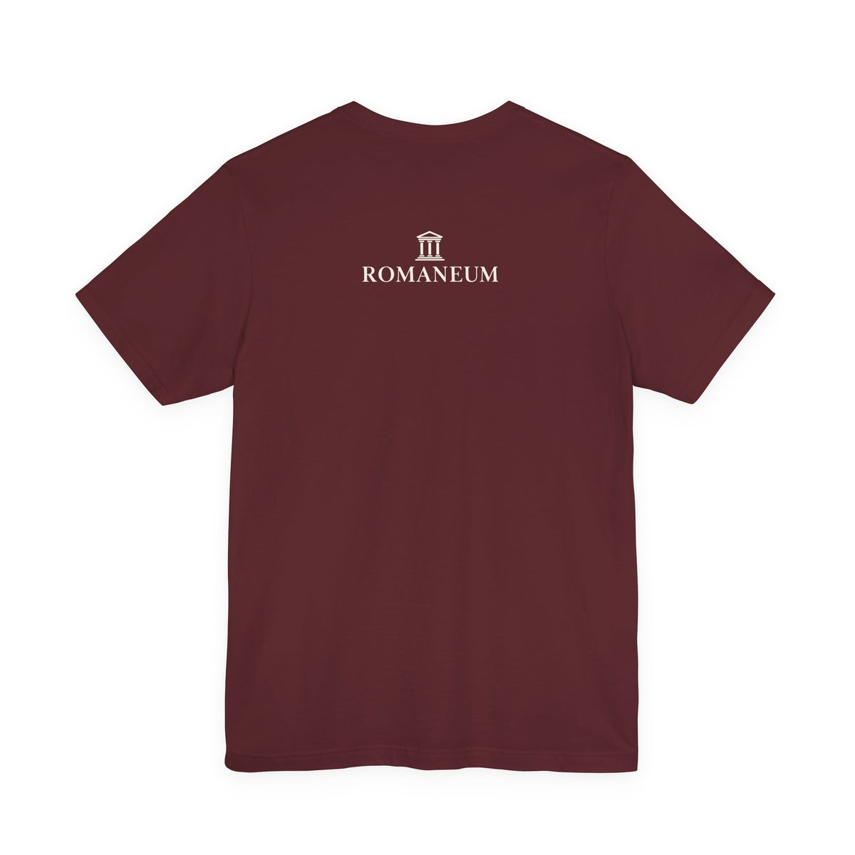 Romaneum Classic Logo T‑Shirt — Minimal Roman Architecture Tee