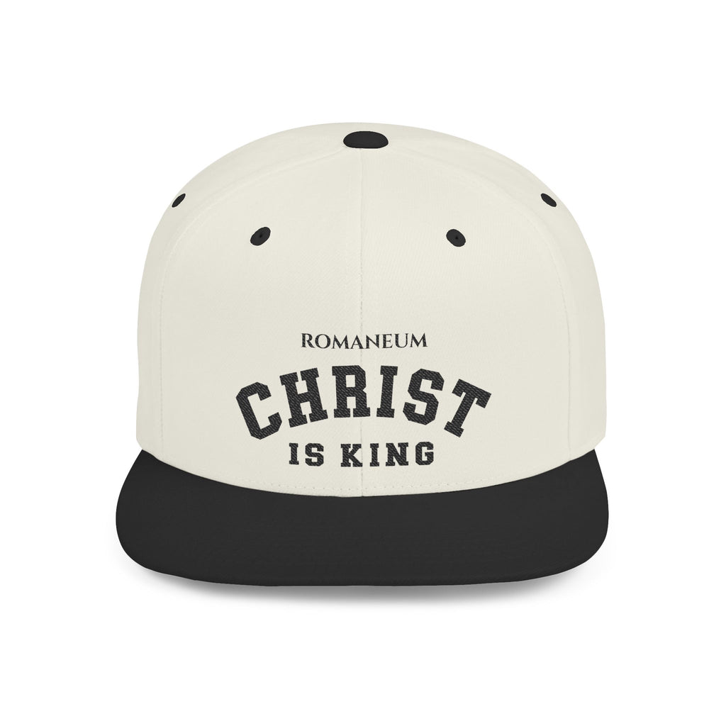 Christ Is King Flat Bill Snapback Hat — Baseball Cap