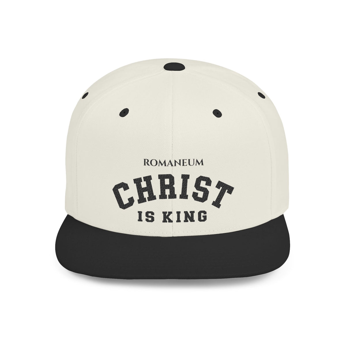 Christ Is King Flat Bill Snapback Hat — Baseball Cap