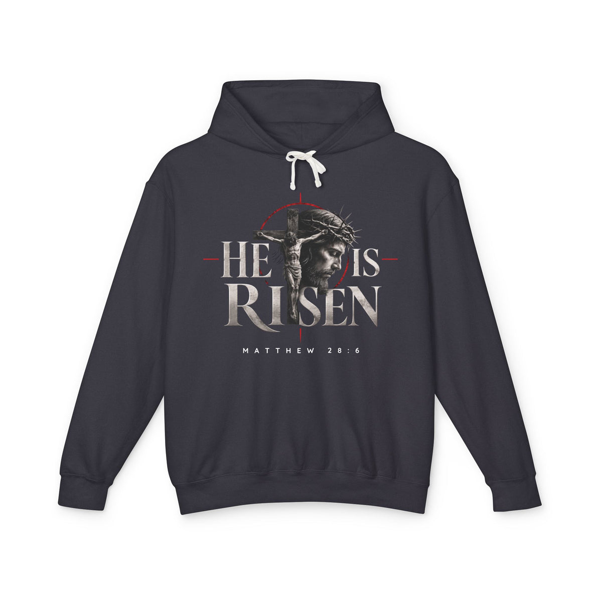 He Is Risen Hoodie — Easter Resurrection Sweatshirt