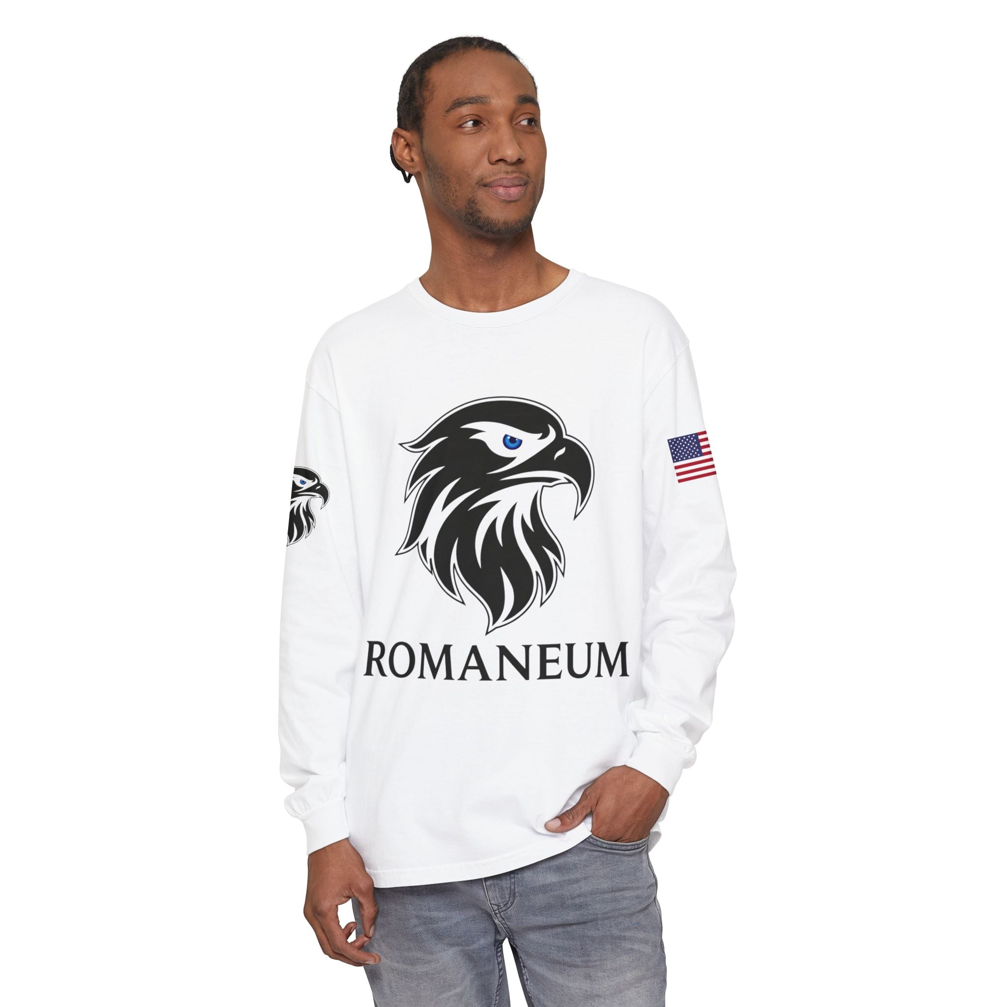 Romaneum Eagle Crest long sleeve shirt