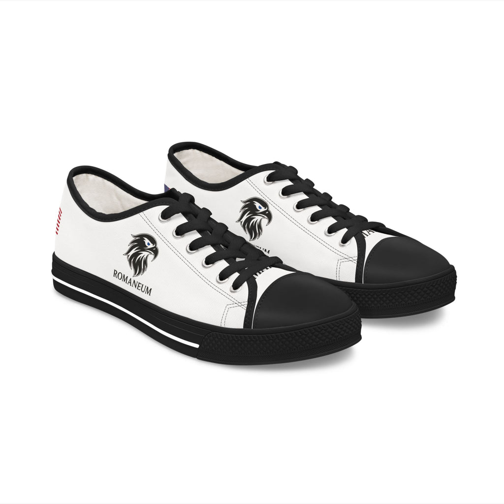 Romananeum Eagle Logo Top Sneakers | American Flag Accent