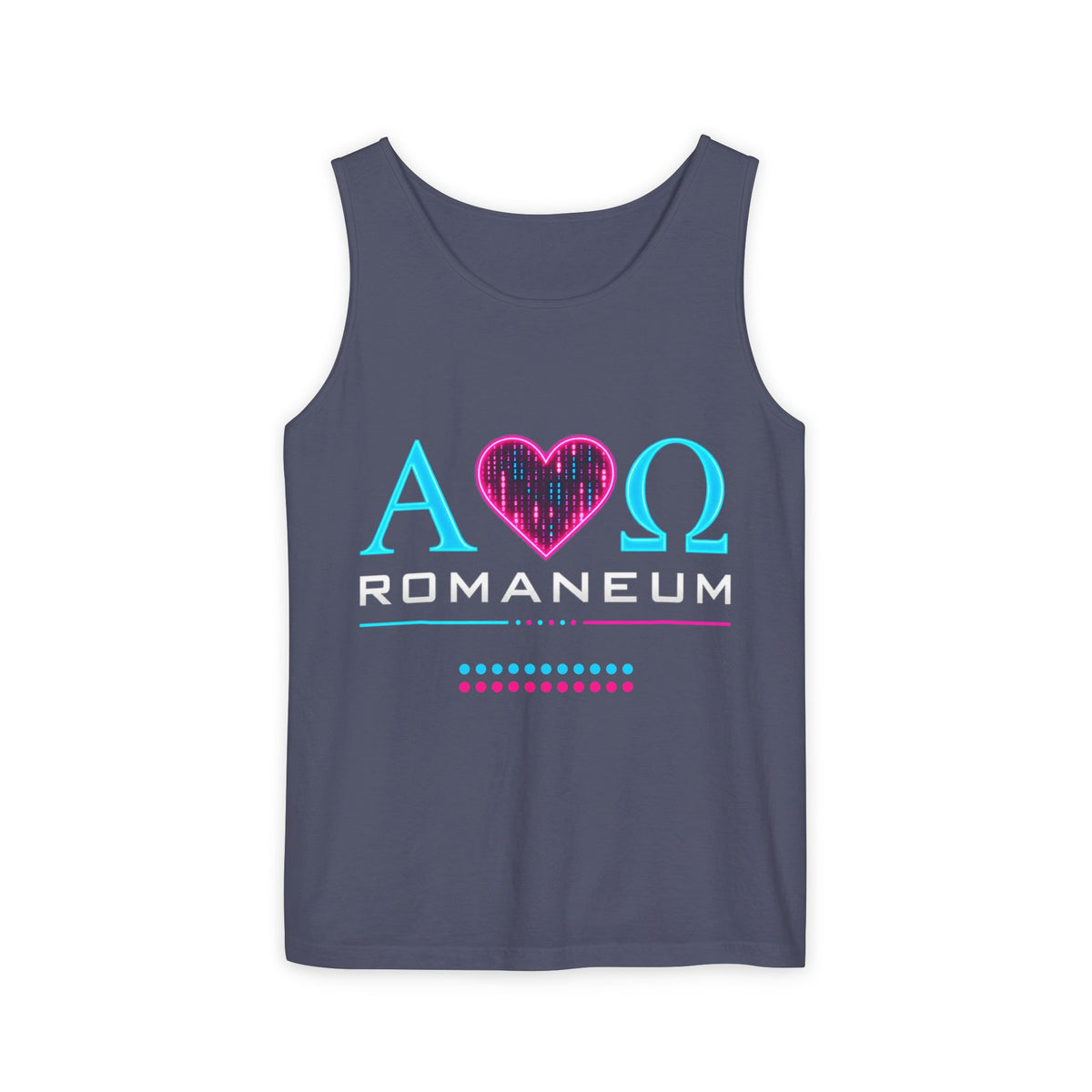 Christian Romanum Tank Top — Alpha Heart Omega "God Is Love" Scripture Tank