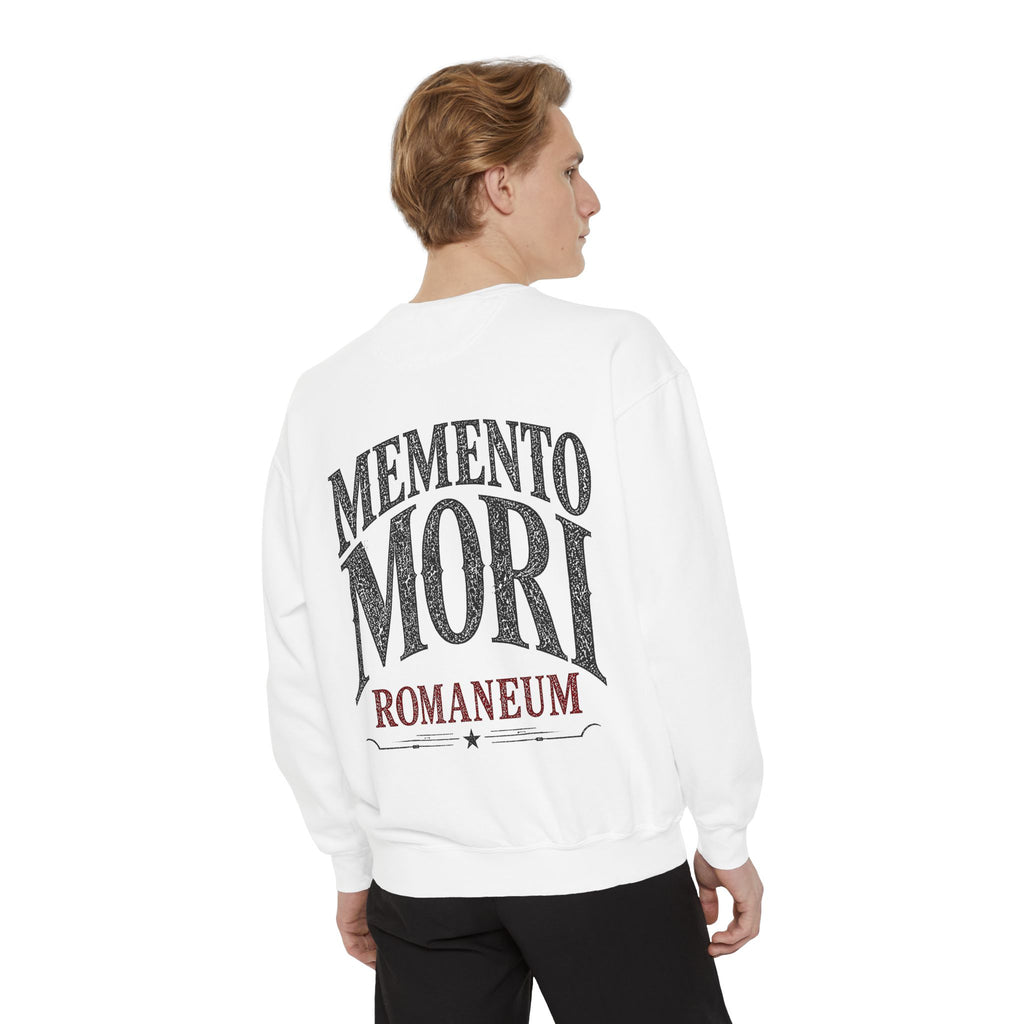 Memento Mori Sweatshirt — Gothic Skull Romaneum Crewneck