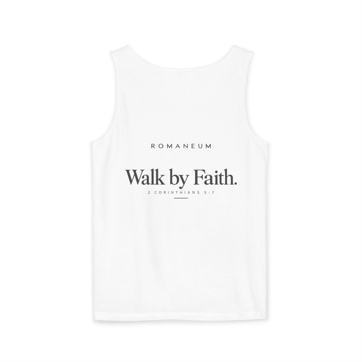 ROMANEUM Walk By Faith Tank Top