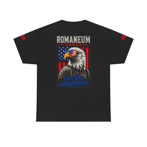 Eagle Flag Tee — "God Bless America" Patriotic Shirt