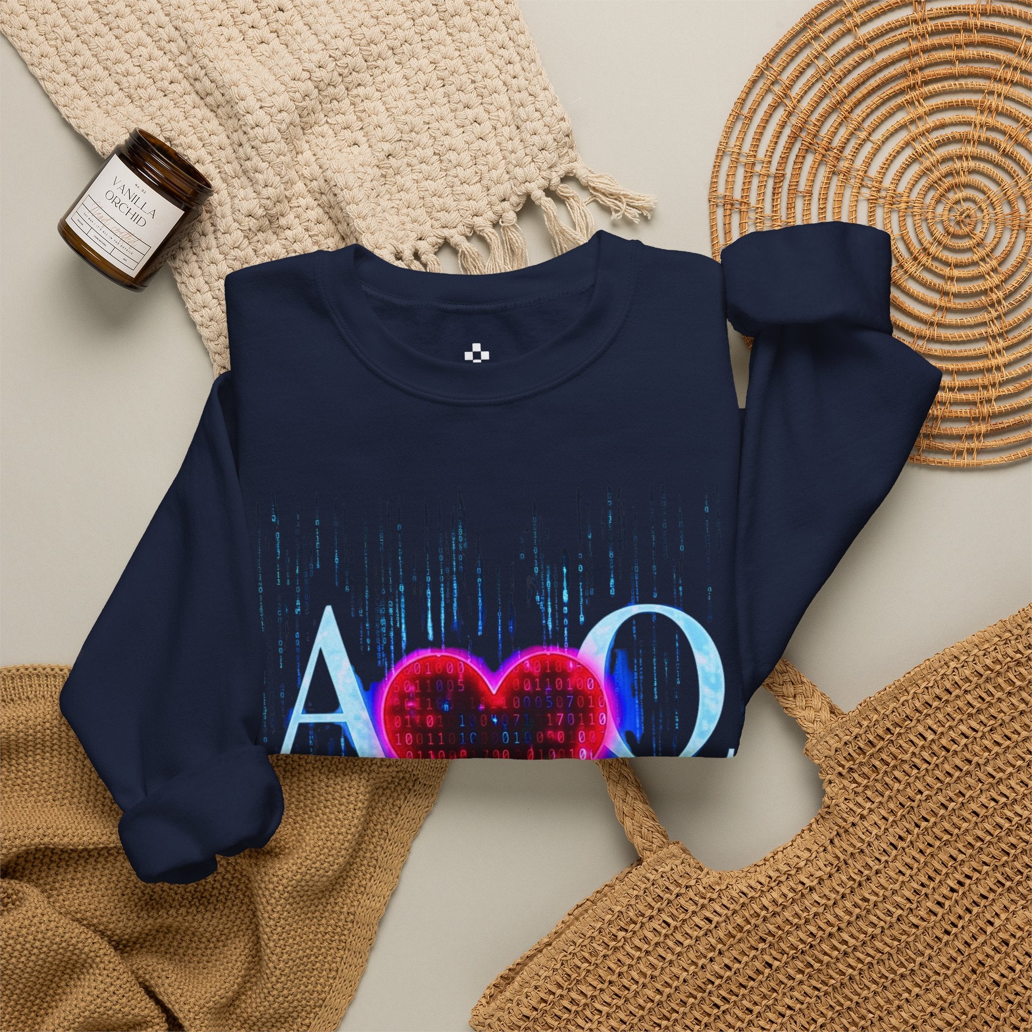 Alpha Omega Heart Sweatshirt ROMANEUM