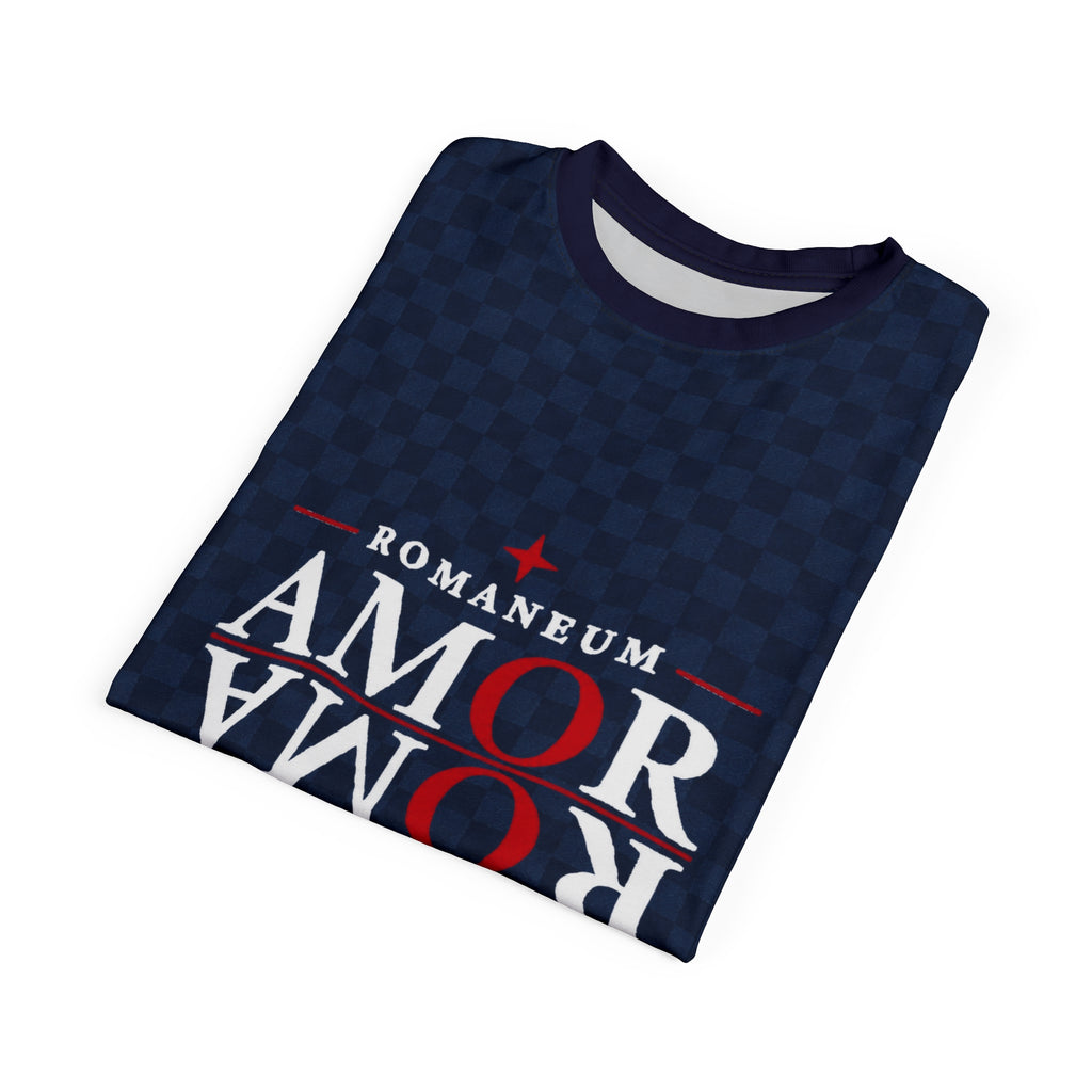 Romaneum AMOR ROMA Navy All-Over Tee