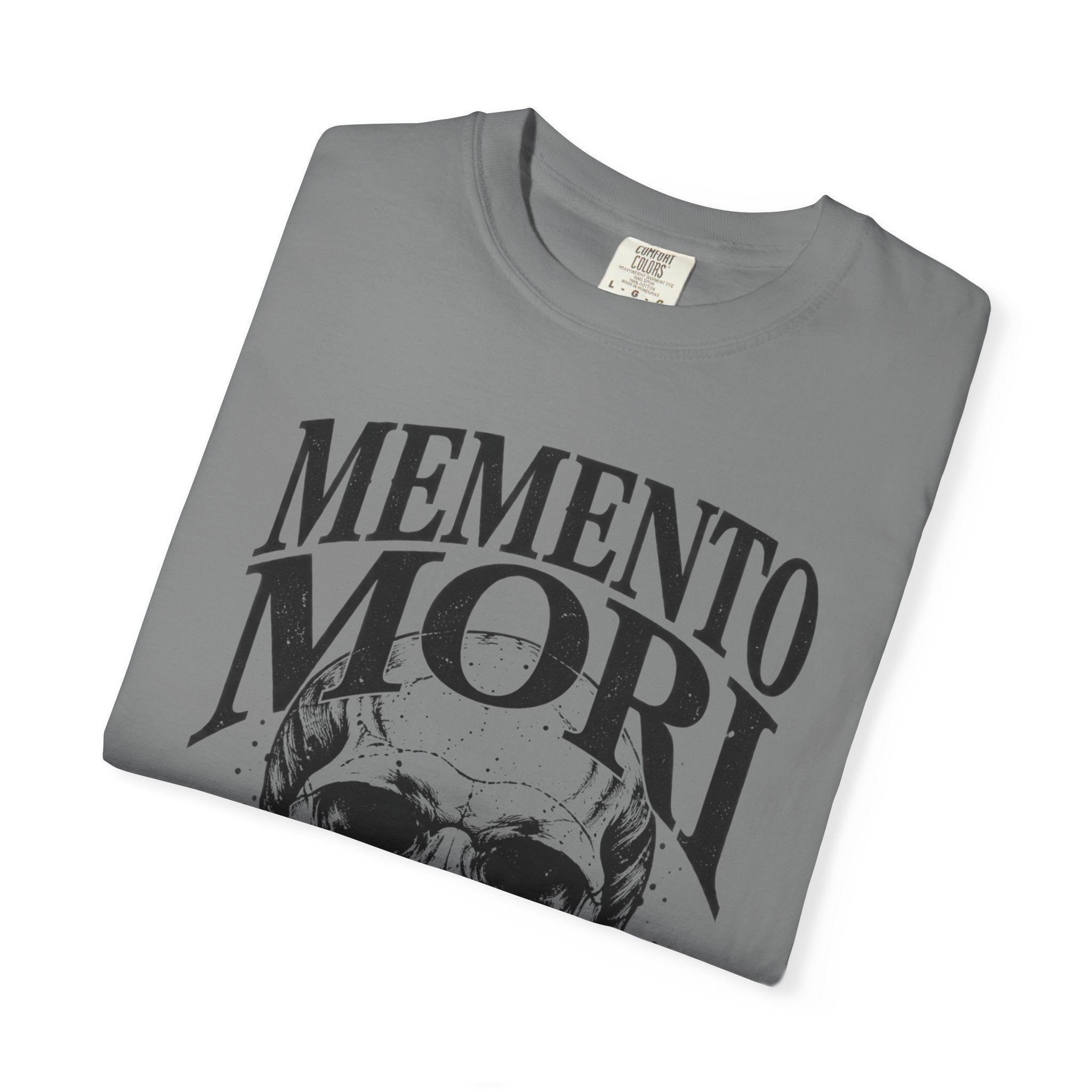 Memento Mori Skull T‑Shirt — Romaneum Gothic Graphic Tee