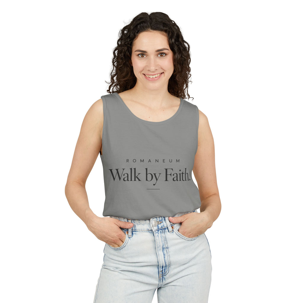 ROMANEUM Walk By Faith Tank Top