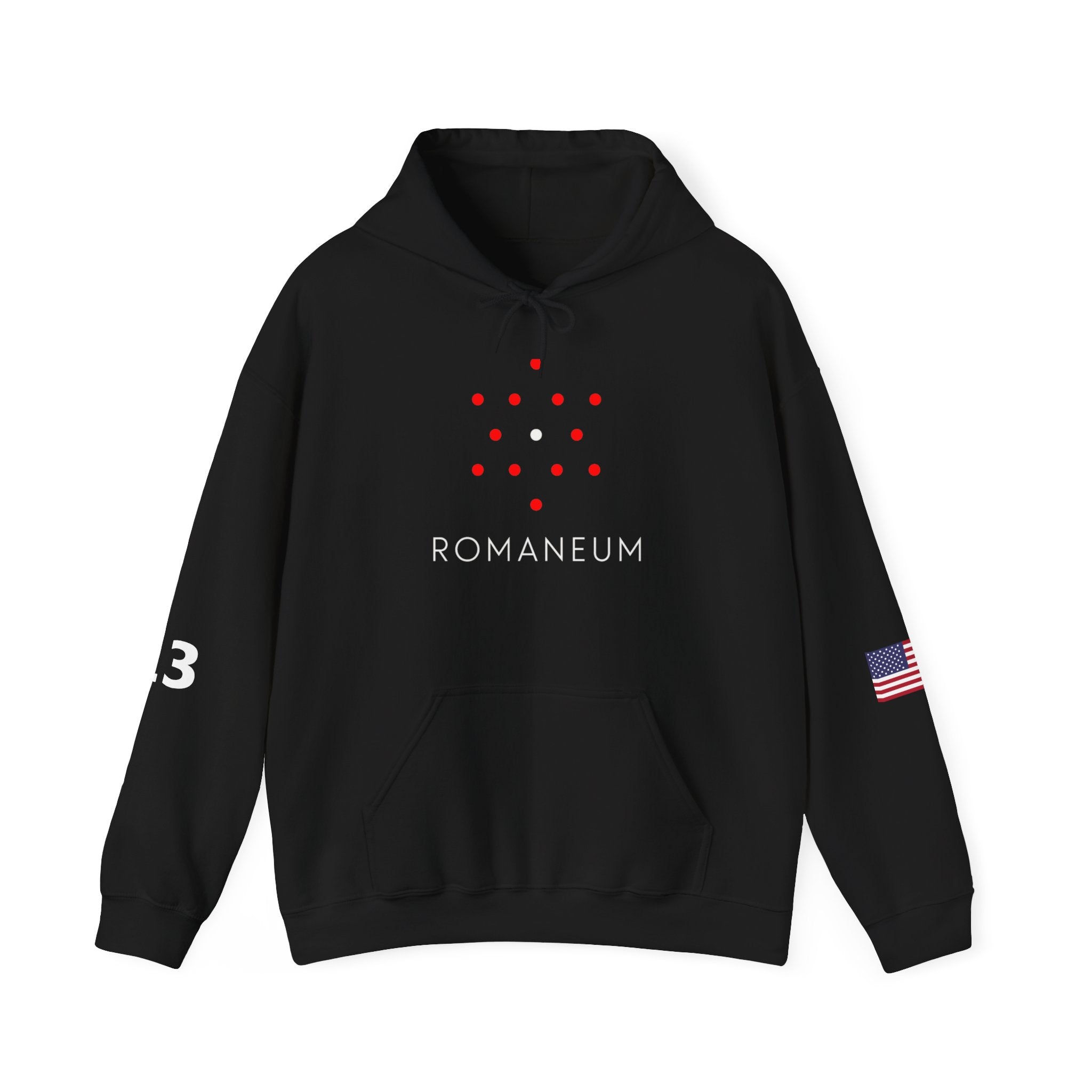 Romaneum Heavy Blend Hoodie | Flag & 13