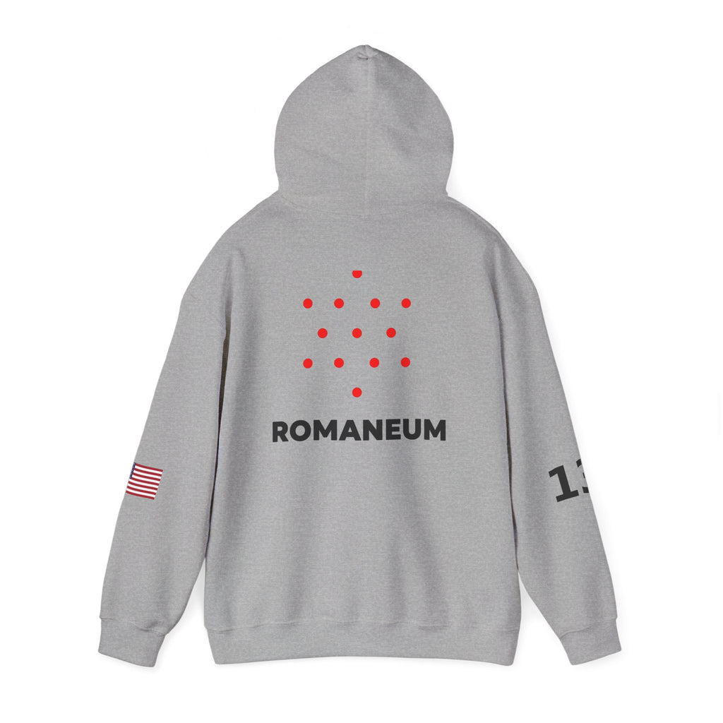 Romaneum Heavy Blend Hoodie | Flag & 13