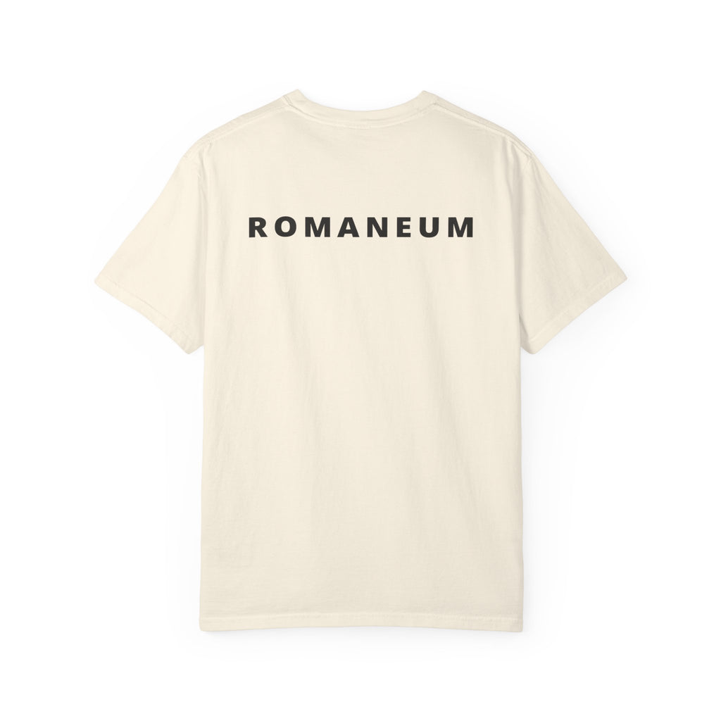 Romaneum Logo T-Shirt — Minimal Cross Tee