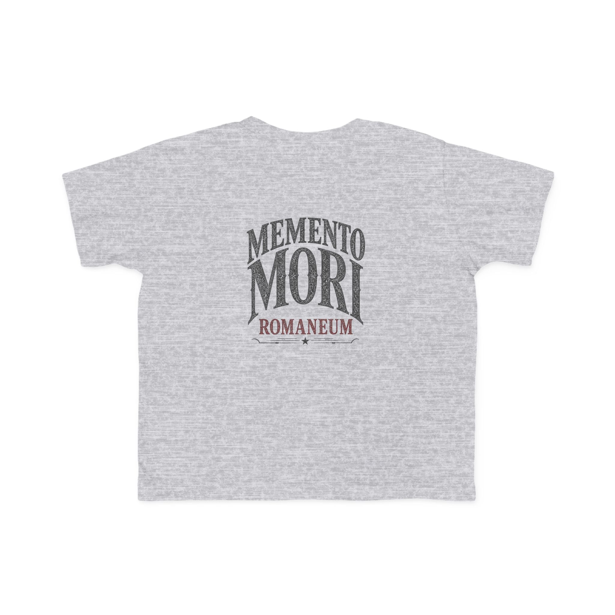 Memento Mori Toddler Tee — Vintage Skull Romaneum Graphic Shirt