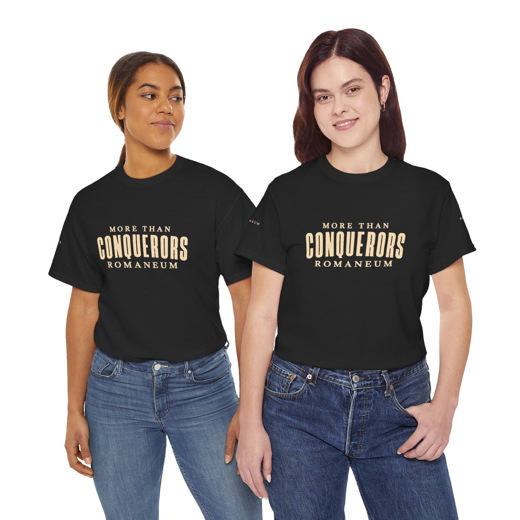 Conquerors Romanum Tee — 'More Than Conquerors' Shirt