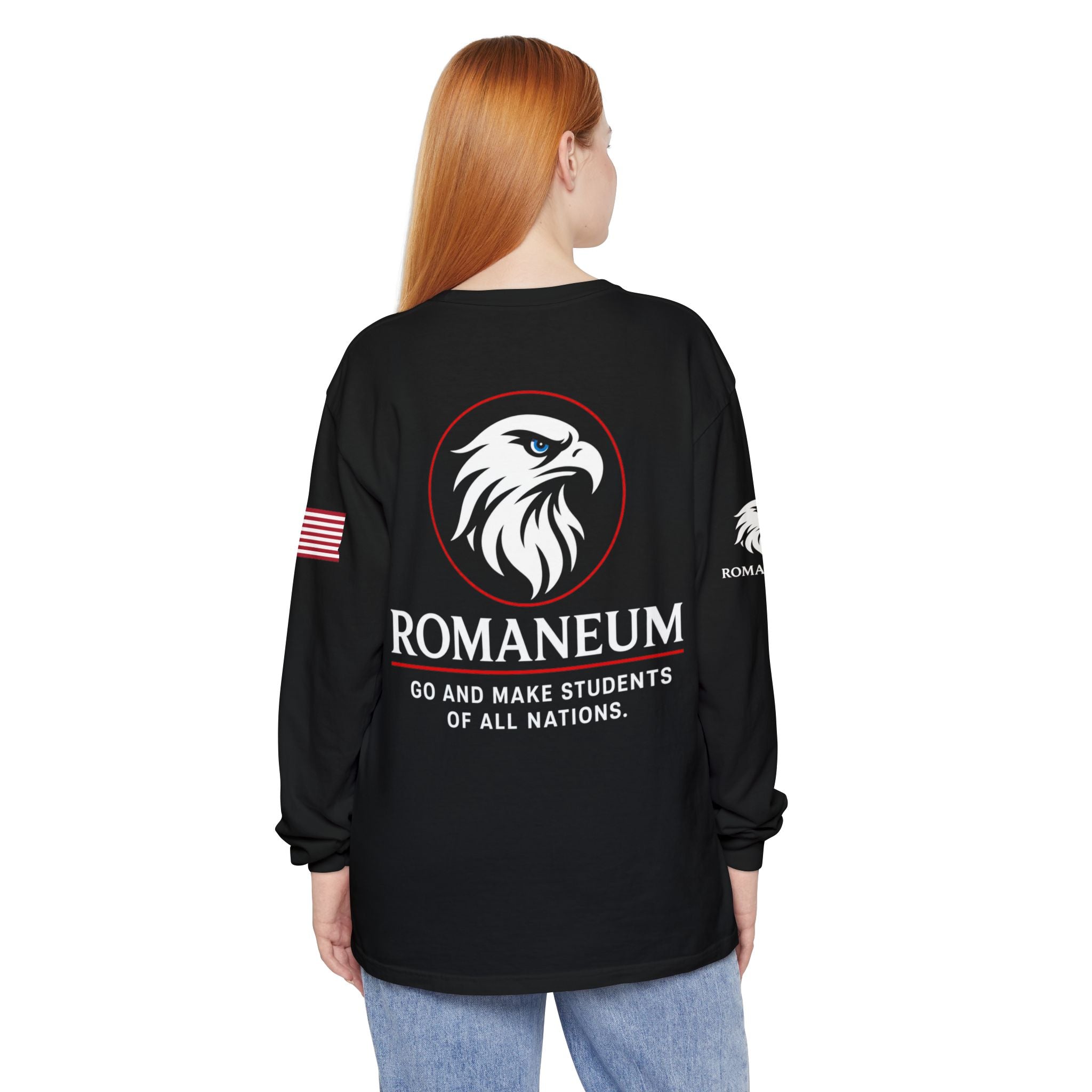Romaneum Eagle Crest long sleeve shirt
