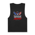 God Bless America Eagle Tank Top — Patriotic Romaneum USA Flag Muscle Tee