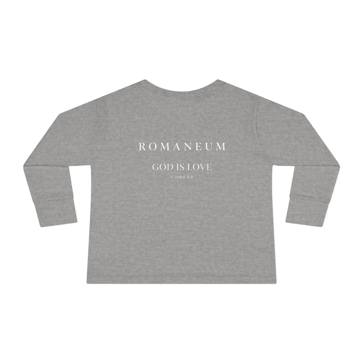 Toddler Long Sleeve Tee — 'Fear Not' Minimal Tee