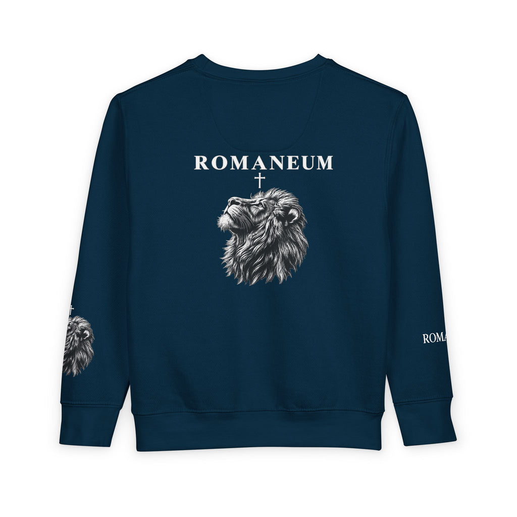 Toddler Sweatshirt - Romaneum Judah Lion Graphic Kids Crewneck