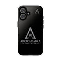 Abracadabra Hollywood Black Gloss Phone Case — Sparkle Logo Tough Case