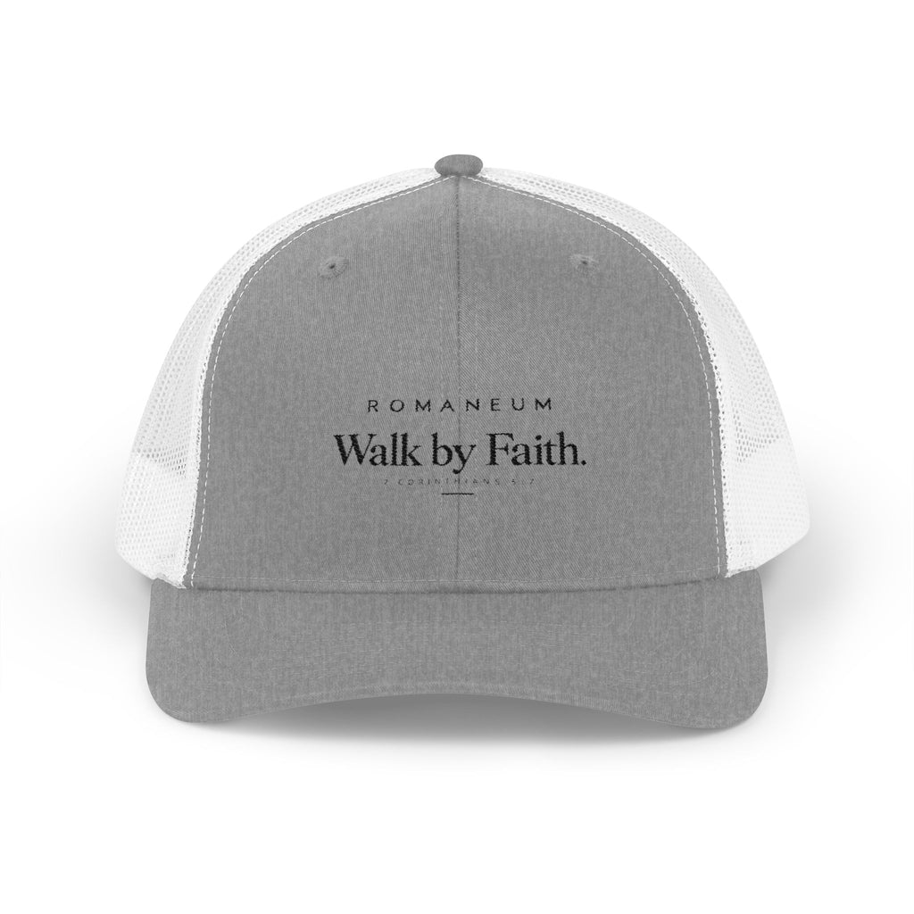 Romaneum Walk by Faith Snapback Trucker Cap