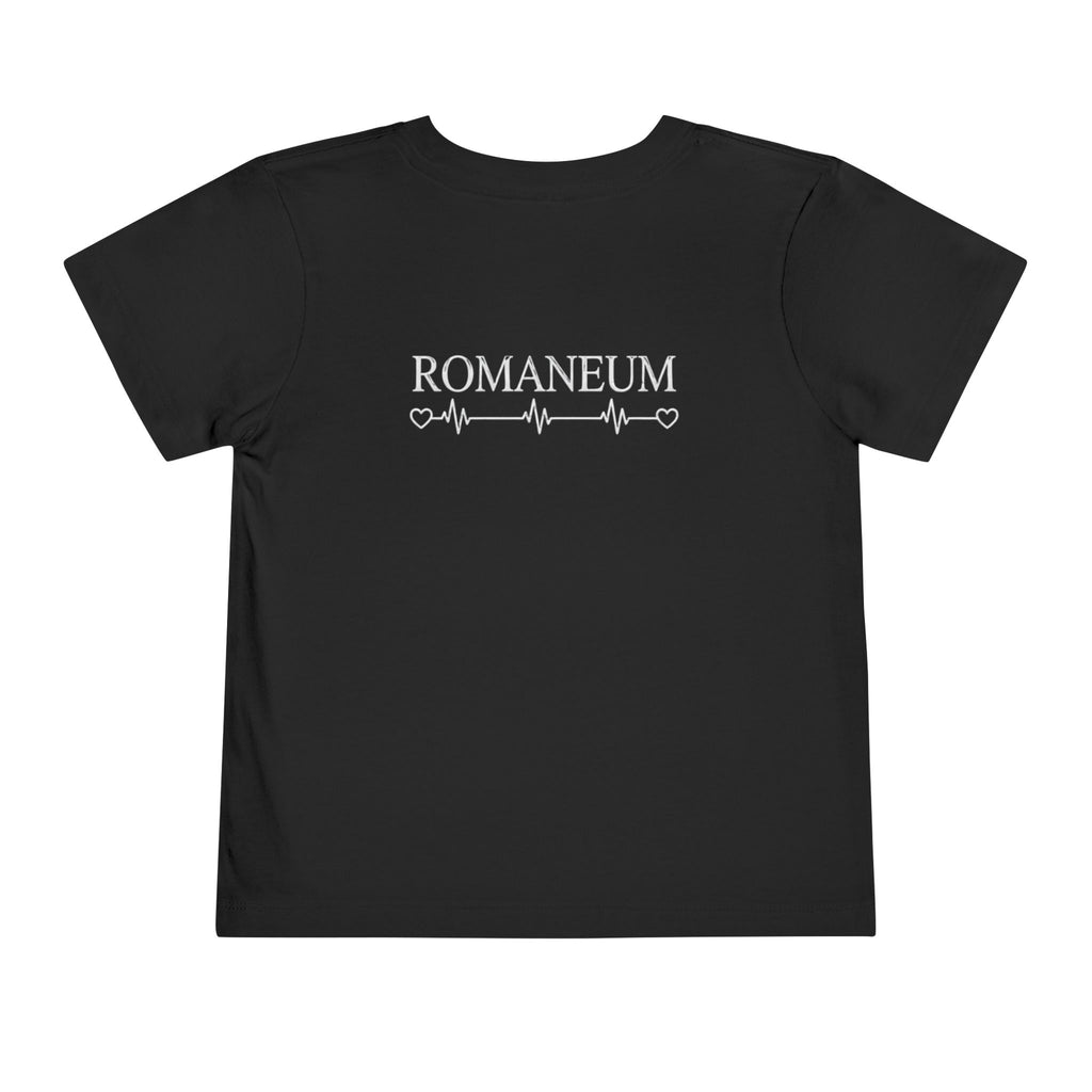 Alpha Omega Heart toddler tee | Christian scripture design