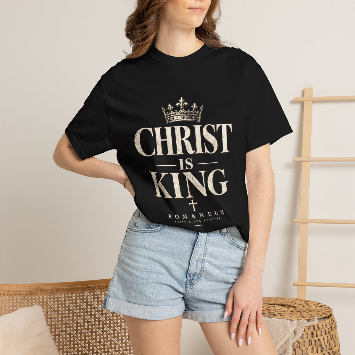 'Christ Is King' T-Shirt — Faith-Based Religious Tee