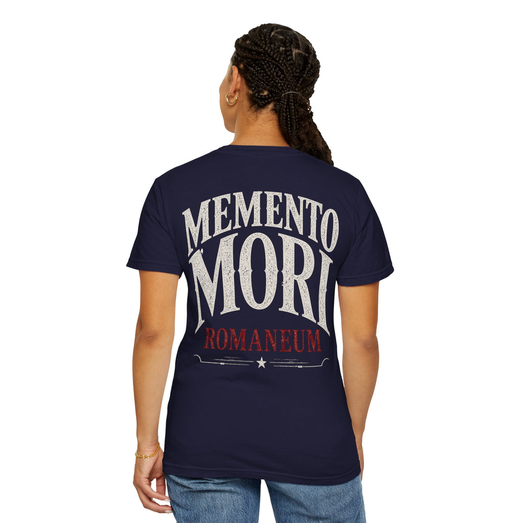 Memento Mori Skull T‑Shirt — Romaneum Gothic Graphic Tee