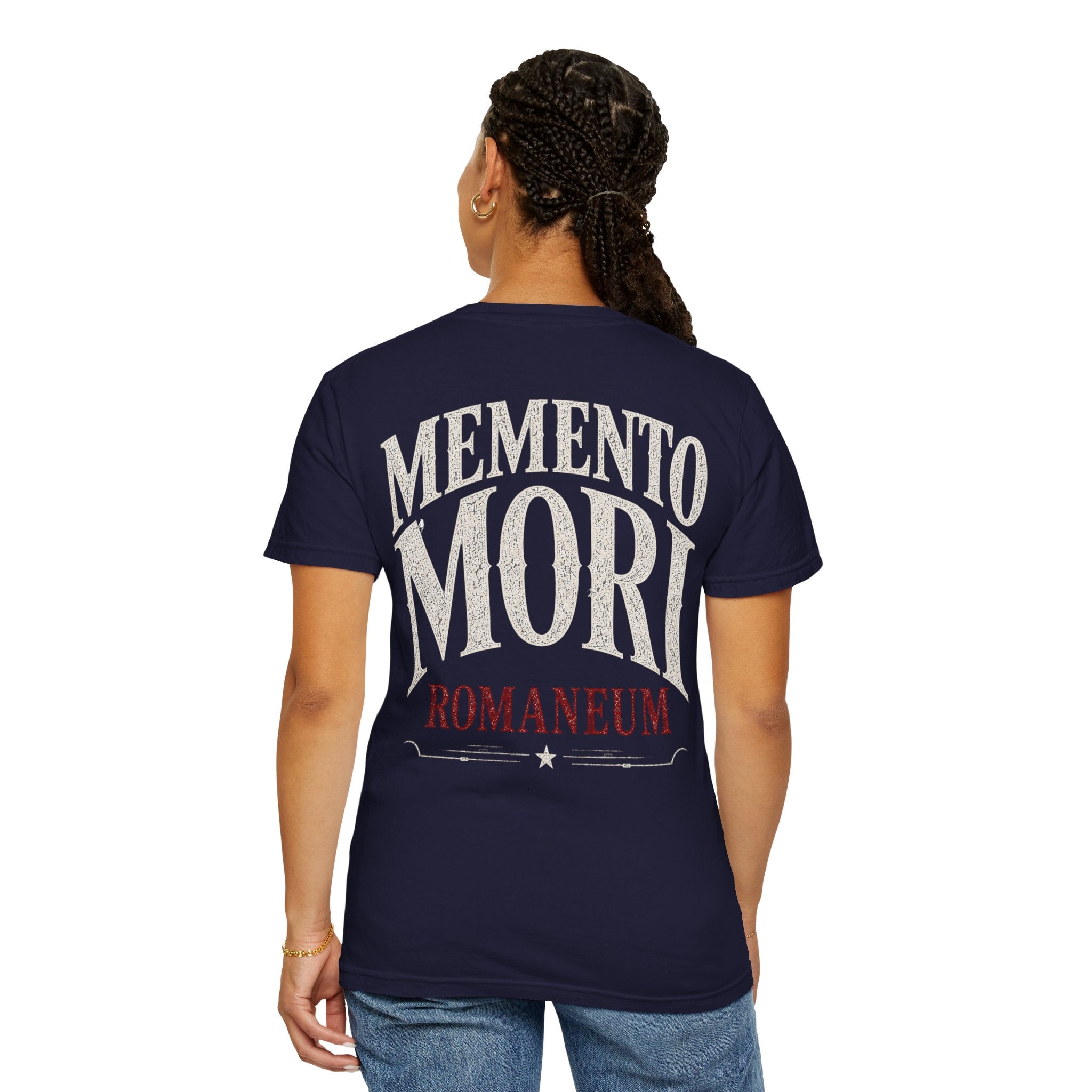 Memento Mori Skull T‑Shirt — Romaneum Gothic Graphic Tee