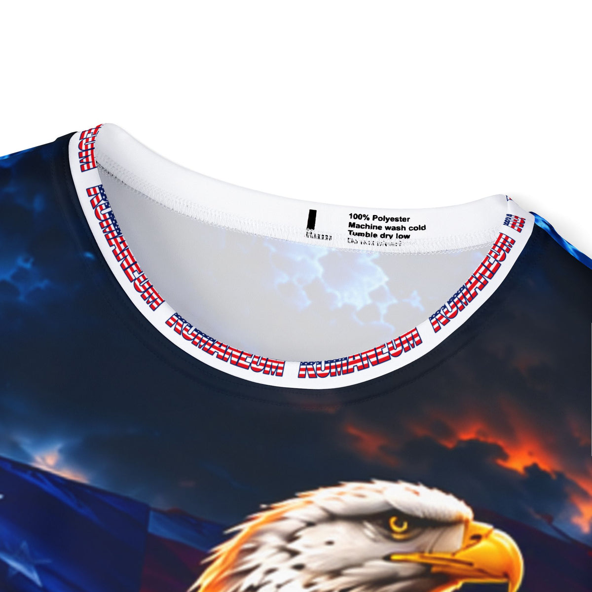 ROMANEUM Patriotic Eagle All-Over Print Jersey