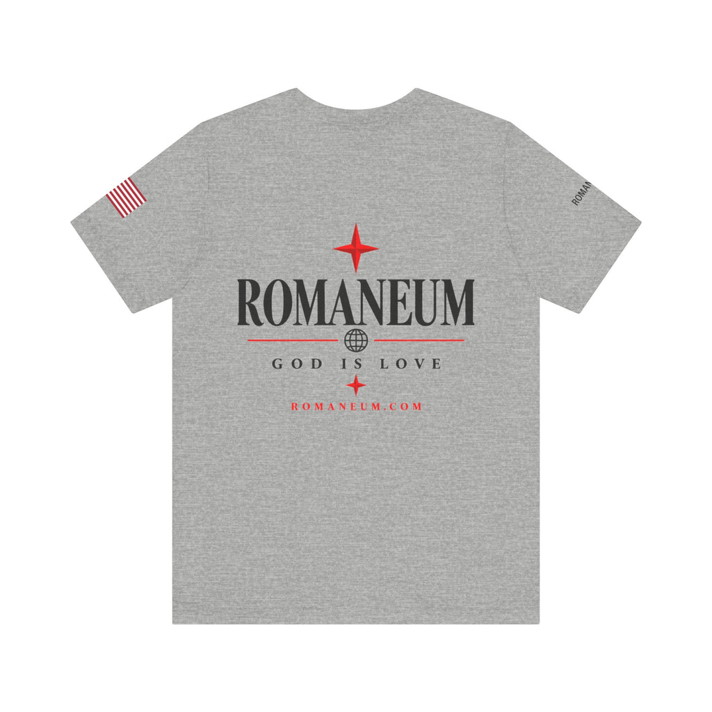 Romaneum 'AMOR/ROMA' God Is Love Graphic Tee
