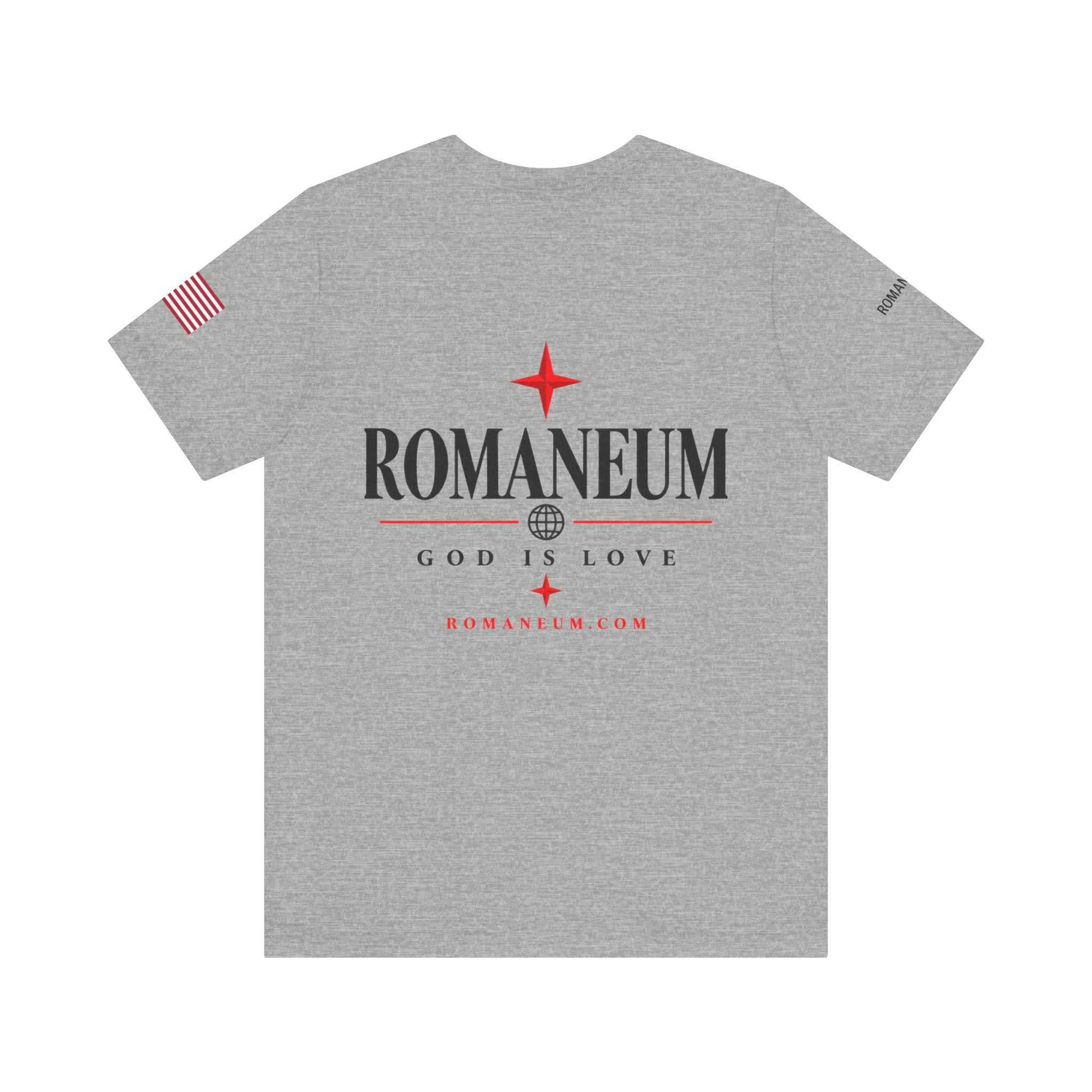 Romaneum 'AMOR/ROMA' God Is Love Graphic Tee