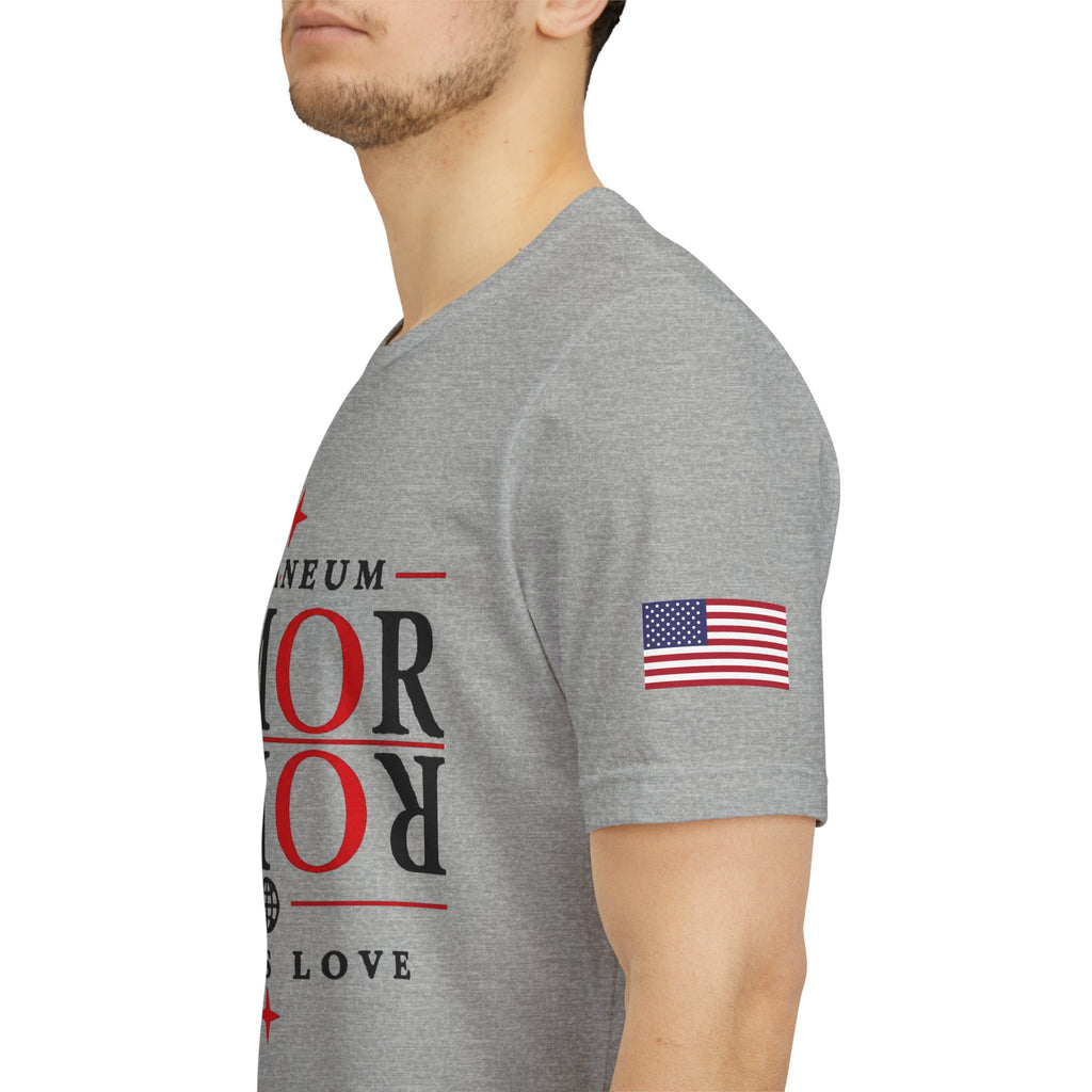 Romaneum 'AMOR/ROMA' God Is Love Graphic Tee