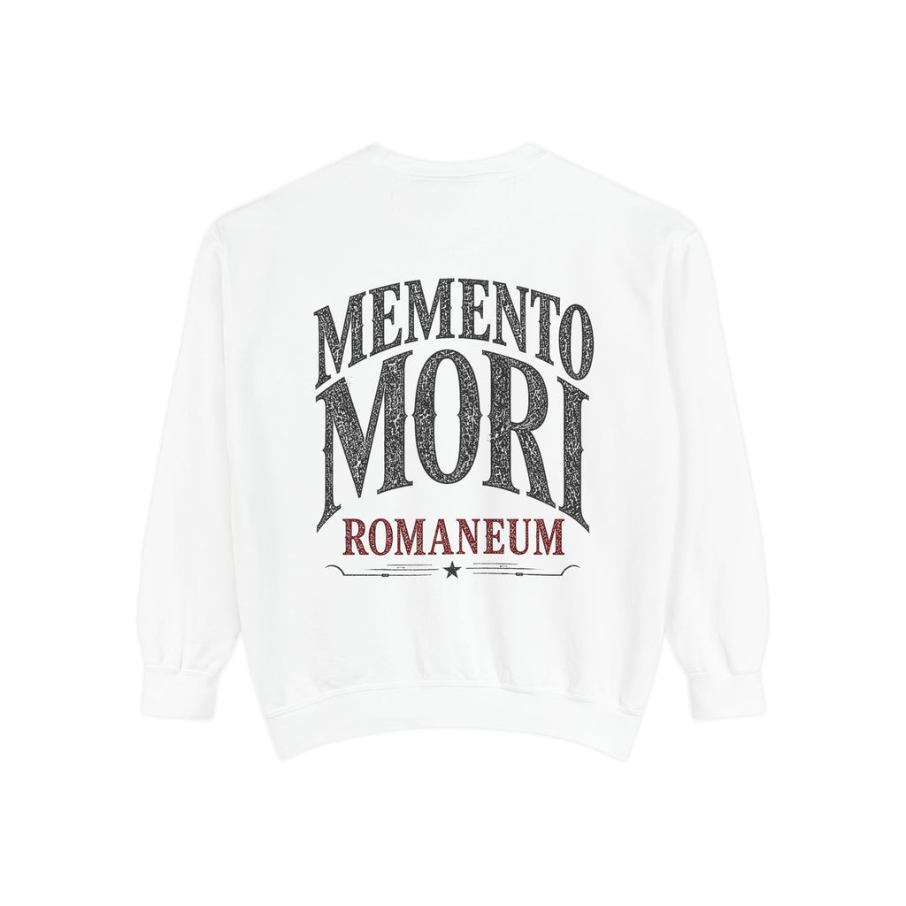 Memento Mori Sweatshirt — Gothic Skull Romaneum Crewneck