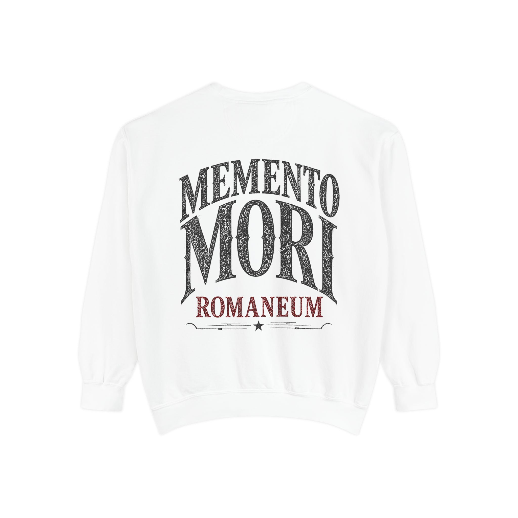 Memento Mori Sweatshirt — Gothic Skull Romaneum Crewneck