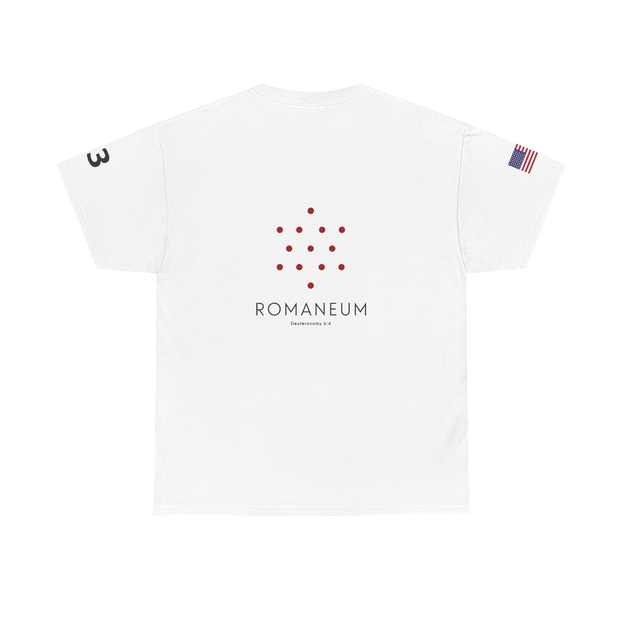Romaneum Heavy Cotton T-Shirt | Flag & 13