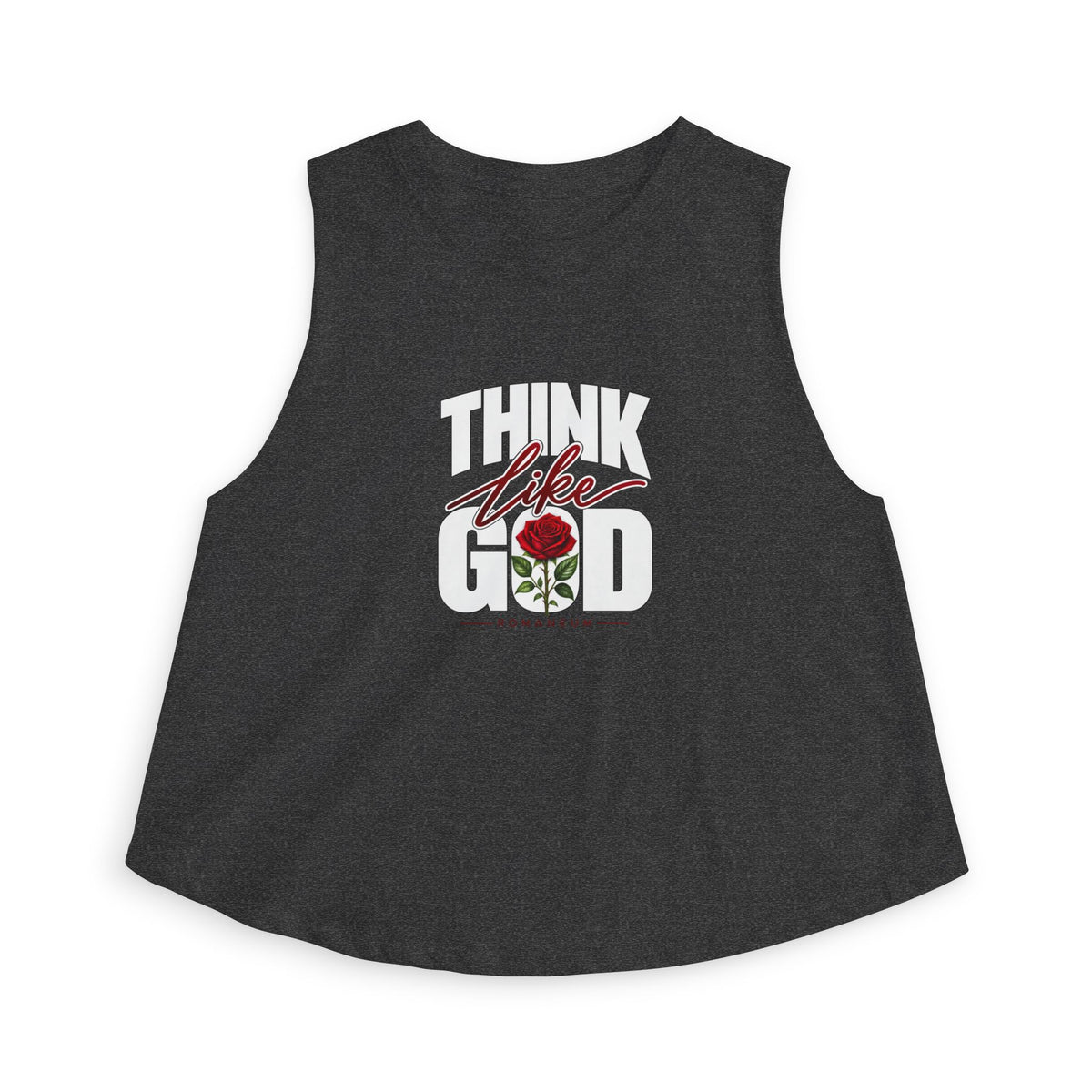 Women's Crop Top - 'Think Like God' Tank Top